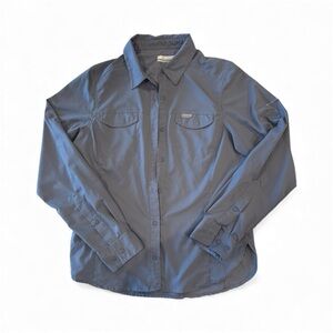Columbia Omni-Shade Sun Protection Shirt Long Sleeve Button Up Women's Medium